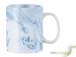 Mobile Preview: Ceramic mug in marble design - blue